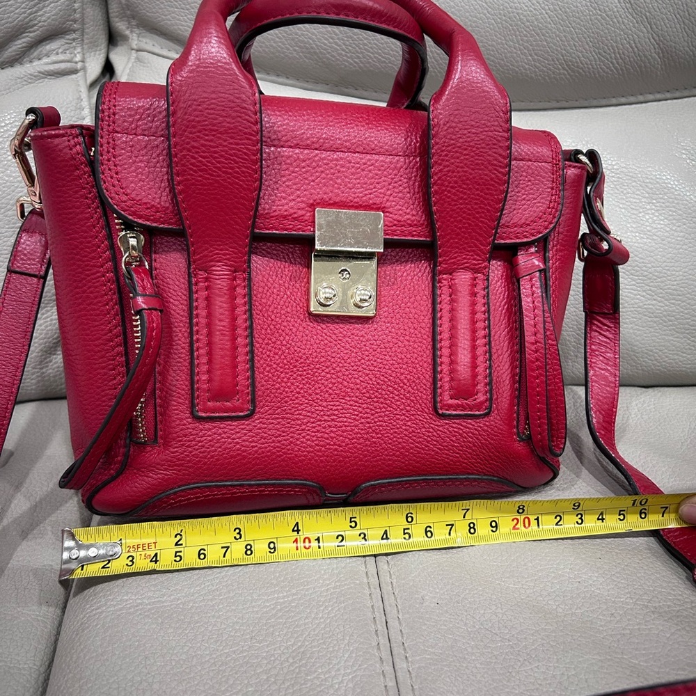 LA Festin Stylish Red Leather Handbag
